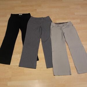 Wide Leg Work Pants Bundle | Old Navy & Isaac Mizrahi | Size 4–6